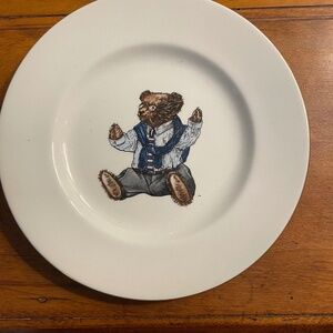 Polo Bear Porcelain Plate